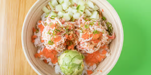 Spicy Krab poke bowl